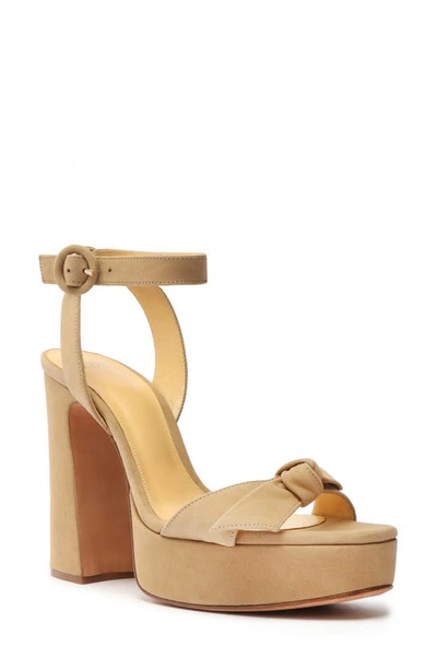 Shop Alexandre Birman Clarita Platform Sandal In Nude