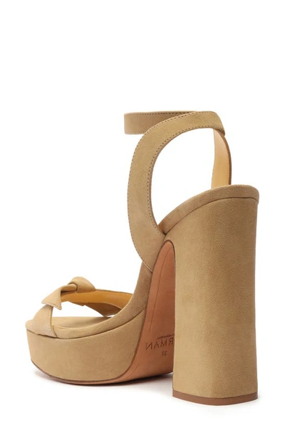 Shop Alexandre Birman Clarita Platform Sandal In Nude
