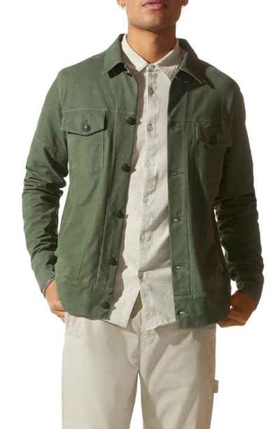 Shop Good Man Brand Flex Pro Denim Jacket In Clover