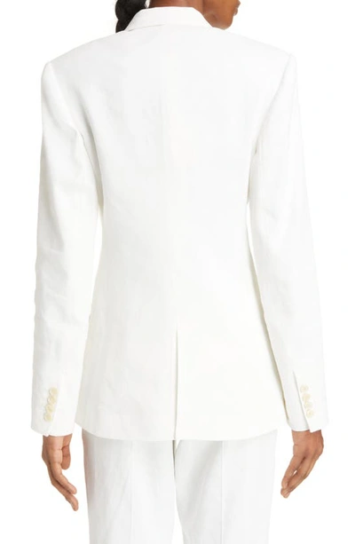 Shop Isabel Marant Sheril Double Breasted Jacket In White