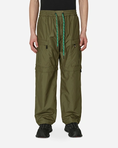 Shop Moncler Day-namic Convertible Cargo Pants In Green