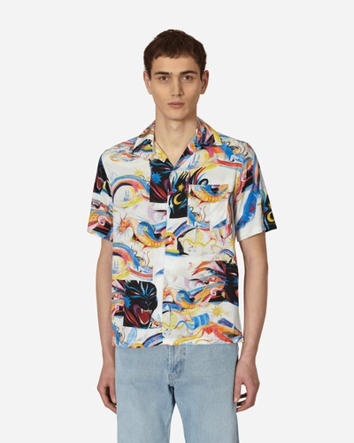 Shop Aries Panthera Hawaiian Shirt In Multicolor