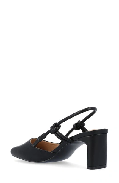 Journee Collection Margeene Slingback Pump In Black