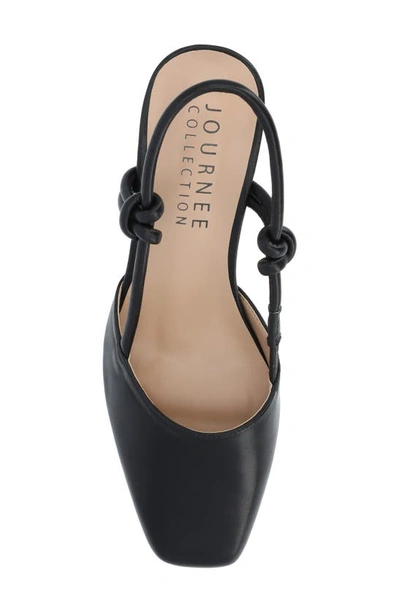 Journee Collection Margeene Slingback Pump In Black