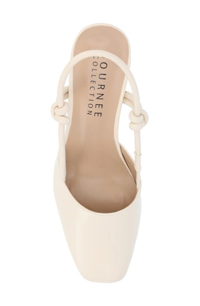 Journee Collection Margeene Slingback Pump In Off White