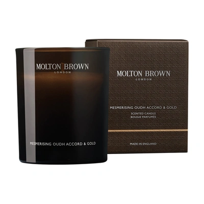 Shop Molton Brown Mesmerising Oudh Accord & Gold Signature Scented Candle In Default Title