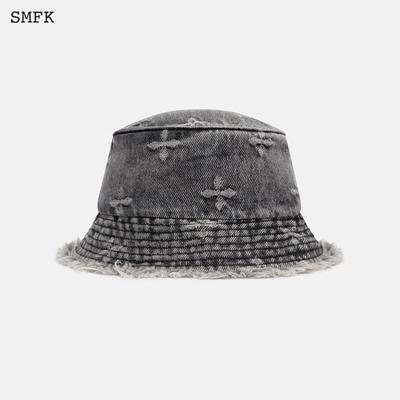 Shop Smfk Women Wilderness Garden Cowboy Fisherman's Hat In Grey