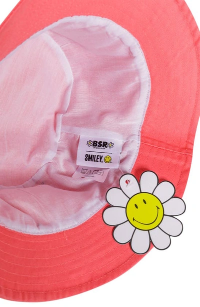 Shop By Samii Ryan Smiley® X  Growing Smiles Cotton Twill Bucket Hat In Pink
