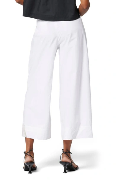 Shop Equipment Parlon Crop Wide Leg Cotton Trousers In Bright White