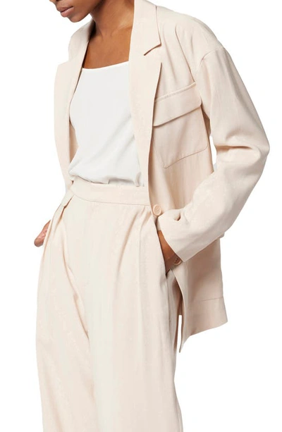 Equipment Single-breasted Blazer In Shifting Sand