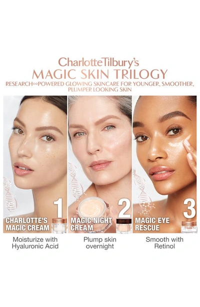 Shop Charlotte Tilbury Magic Cream Face Moisturizer With Hyaluronic Acid, 1.6 oz In Refill