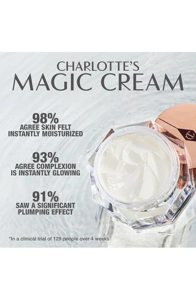 Shop Charlotte Tilbury Magic Cream Face Moisturizer With Hyaluronic Acid, 1.6 oz In Refill