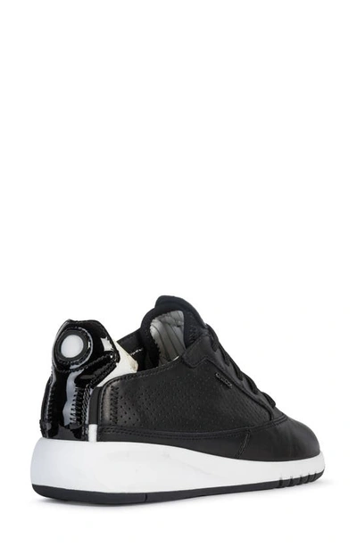 Shop Geox Aerantis Sneaker In Black Leather