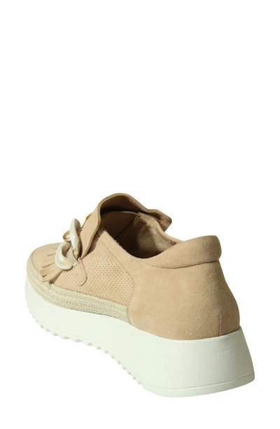 Vaneli Qerene Platform Kiltie Sneaker In Nude