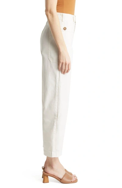 Shop Frame Stretch Cotton Utility Pants In White