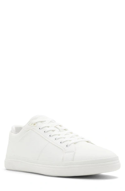 Aldo Mens Lace-up Manmade Casual And Fashion Sneakers In White