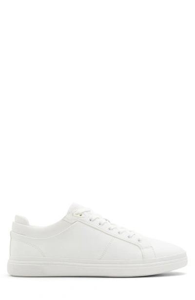 Aldo Mens Lace-up Manmade Casual And Fashion Sneakers In White