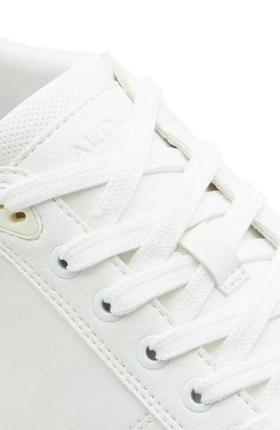 Aldo Mens Lace-up Manmade Casual And Fashion Sneakers In White