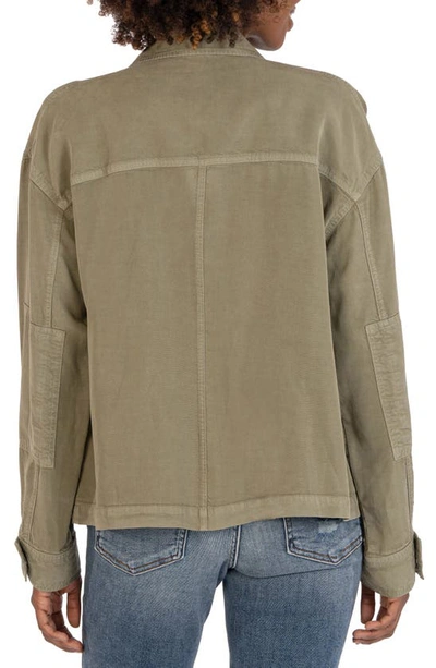 Shop Kut From The Kloth Ingrid Utility Jacket In Olive