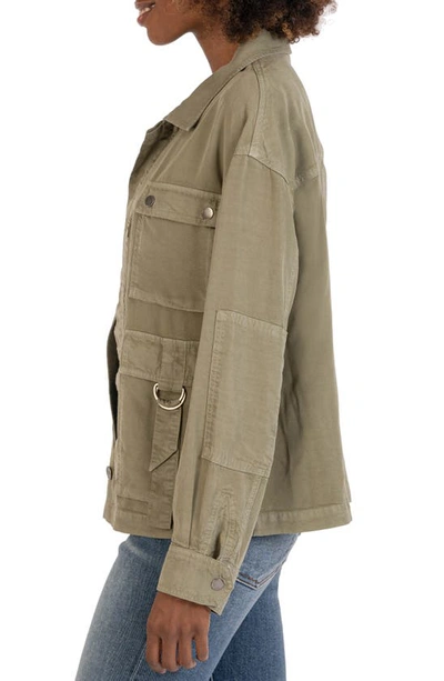 Shop Kut From The Kloth Ingrid Utility Jacket In Olive