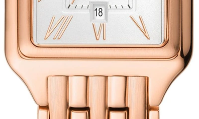 Shop Fossil Raquel Bracelet Watch, 23mm In Rose Gold