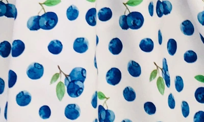 Joe-ella Little Girl's & Girl's Blueberry Print A Line Dress In Blue