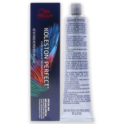 Shop Wella Koleston Perfect Permanent Creme Hair Color - 0-44 Red Intense For Unisex 2 oz Hair Color In Blue