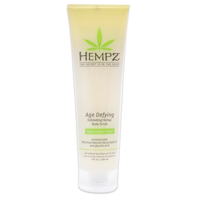 Shop Hempz Age-defying Herbal Body Scrub For Unisex 9 oz Scrub In Green