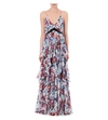 MARY KATRANTZOU Floral-Print Silk Maxi Dress