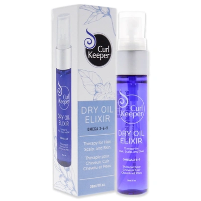 Shop Curl Keeper Dry Oil Elixir For Unisex 1 oz Oil In Silver