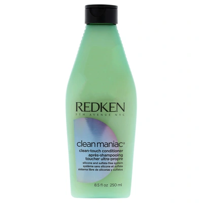 Shop Redken Clean Maniac Micellar Clean-touch Conditioner For Unisex 8.5 oz Conditioner In Green