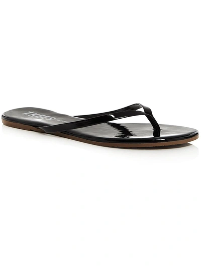 Shop Tkees Glosses Womens Patent Leather Slide Flip-flops In Multi