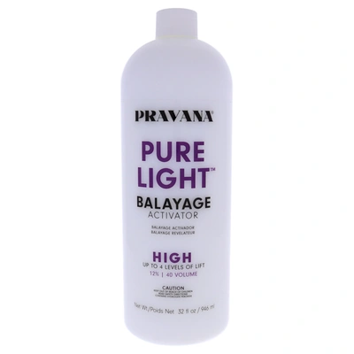 Shop Pravana Pure Light Balayage Activator - High For Unisex 32 oz Activator In Silver