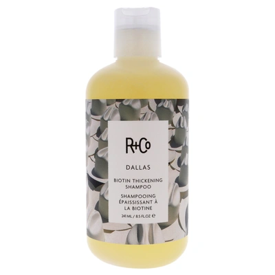 Shop R + Co Dallas Biotin Thickening Shampoo For Unisex 8.5 oz Shampoo In Silver
