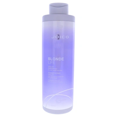 Shop Joico Blonde Life Violet Shampoo For Unisex 33.8 oz Shampoo In Blue
