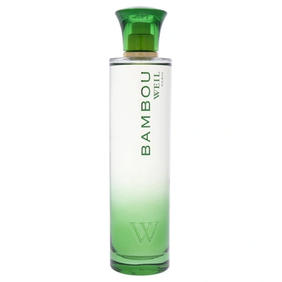 Shop Weil Bambou For Women 3.3 oz Edp Spray In Green
