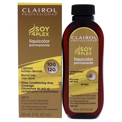 Shop Clairol Professional Liquicolor Permanent Hair Color - 10g Lightest Golden Blonde For Unisex 2 oz Hair Color In Silver