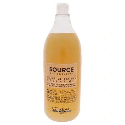 Shop Loreal Professional Source Essentielle Nourishing Shampoo For Unisex 50.73 oz Shampoo In Gold
