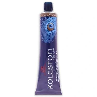 Shop Wella Koleston Perfect Permanent Creme Haircolor - 9 73 Very Light Blonde-brown Gold For Unisex 2 oz Hair  In Blue