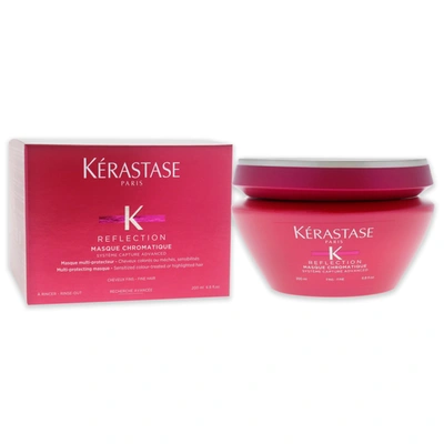 Shop Kerastase Reflection Masque Chromatique - Fine Hair By  For Unisex - 6.8 oz Masque In Red