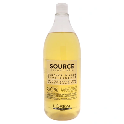 Shop Loreal Professional Source Essentielle Daily Shampoo For Unisex 50.73 oz Shampoo In Gold
