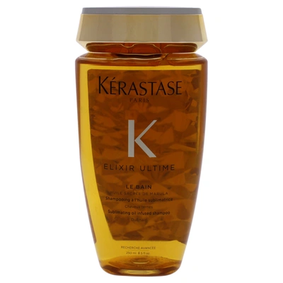 Shop Kerastase Elixir Ultime Le Bain Shampoo For Unisex 8.5 oz Shampoo In Gold