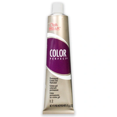 Shop Wella Color Perfect Permanent Creme Gel Hair Color - Bb Blonding Booster For Unisex 2 oz Hair Color In Red