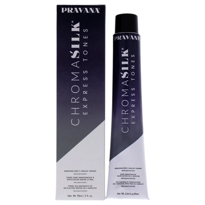 Shop Pravana Chromasilk Express Tones - Dark Mahogany For Unisex 3 oz Hair Color In Black