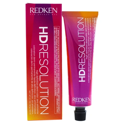 Shop Redken Hd Resolution Haircolor - 7.03 Natural-gold For Unisex 2.1 oz Hair Color In Red