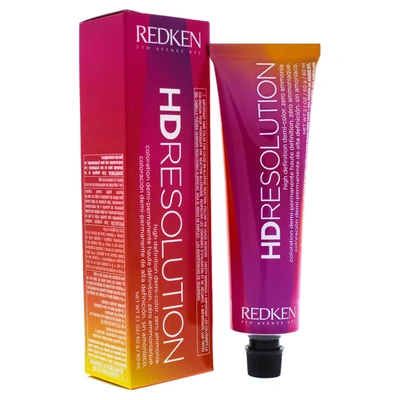 Shop Redken Hd Resolution Haircolor - 7.03 Natural-gold For Unisex 2.1 oz Hair Color In Red