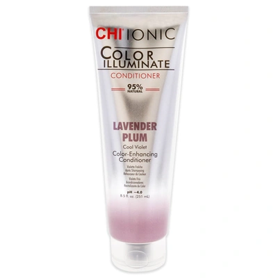 Shop Chi Ionic Color Illuminate Conditioner - Lavender Plum For Unisex 8.5 oz Conditioner In Red