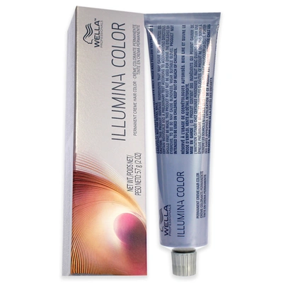 Shop Wella Illumina Color Permanent Creme Hair Color - Platinum Lily For Unisex 2 oz Hair Color In Silver