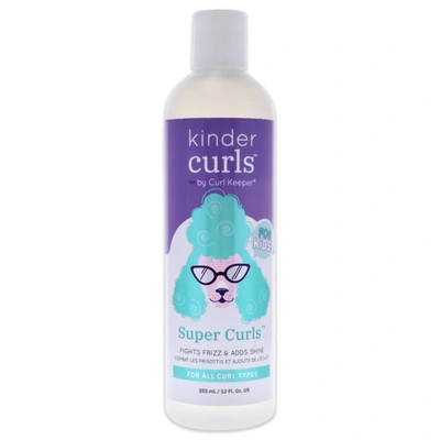 Shop Curl Keeper Kinder Curls Super Curls Styler For Unisex 12 oz Oil In Blue
