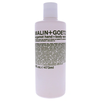 Shop Malin + Goetz Bergamot Hand And Body Wash By  For Unisex - 16 oz Hand And Body Wash In Silver
